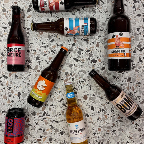 Bières et Cidres sans alcool - les verres complices