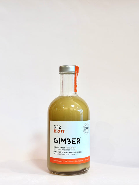 Gimber N°2 Brut Gingembre, Yuzu et thym citron  - 0,5L