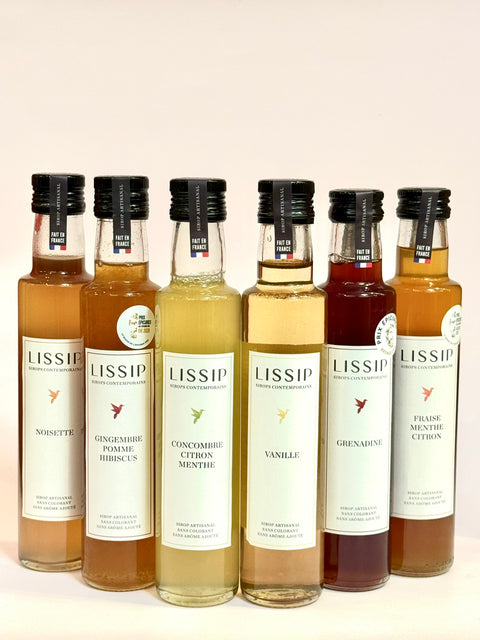 Sirops Lissip   Fraise Menthe Citron-0,25l
