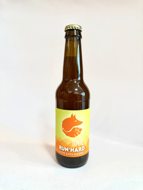 Bière IPA sans alcool Run Hard - 0,33l - les verres complices - 
