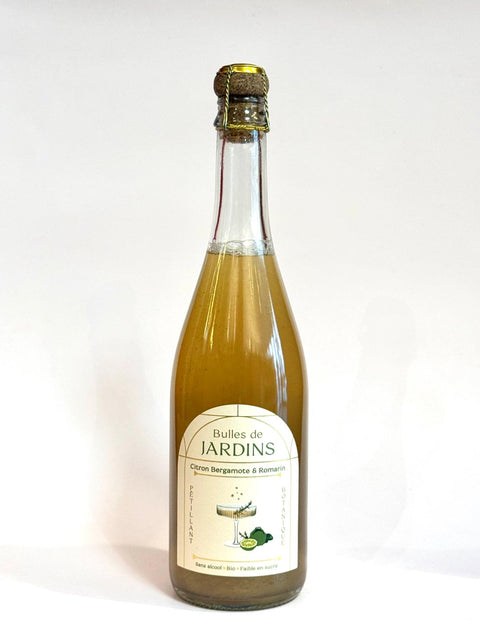 Bulles de Jardins Citron vert, Bergamote et Romarin - 0,75l - les verres complices - 