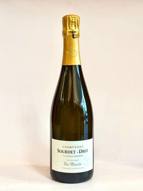 Champagne Sourdet Diot Pur Meunier Extra Brut - 0.75l - les verres complices - 