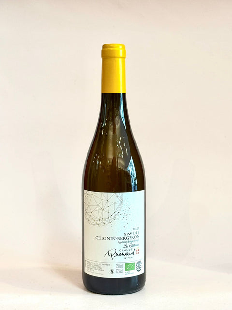 Claude Quenard Vin de savoie Chignin - Bergeron Roussanne Vin Blanc 2022 - 0,75L - les verres complices - 