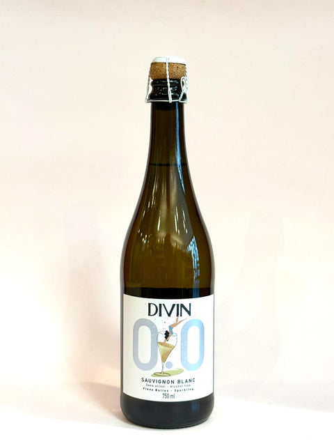 Divin BBVD Sauvignon Blanc Pétillant 0,0% - 0,75l - les verres complices - 