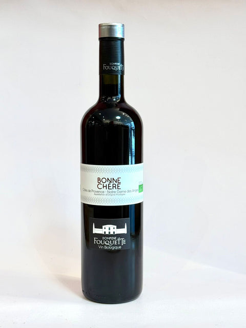 Domaine la Fouquette Bonne Chère Vin Rouge Côtes de Provence Notre Dame des Anges 2022 - 0,75l - les verres complices - 