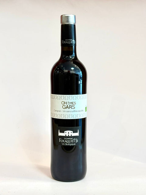 Domaine la Fouquette Oh Mes gars, sans sulfites ajoutés Vin Rouge IGP Pays des Maures 2024 - 0,75l - les verres complices - 