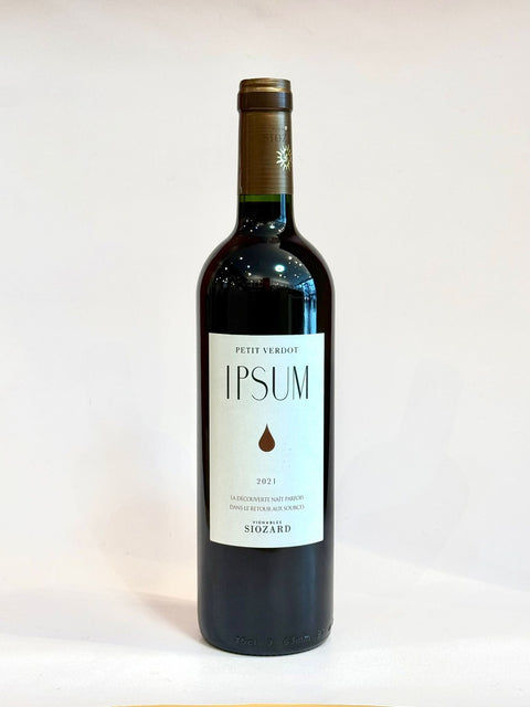 Ipsum Vin Rouge Petit Verdot 2021 - 0,75L - les verres complices - 