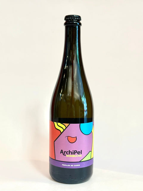 Kombuchas Archipel Feuilles de Cassis -0,75l - les verres complices -