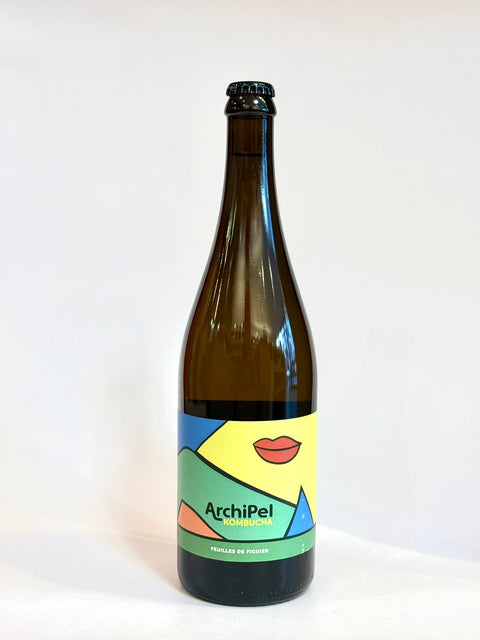Kombuchas Archipel Feuilles de figuier - 0,75l - les verres complices - 