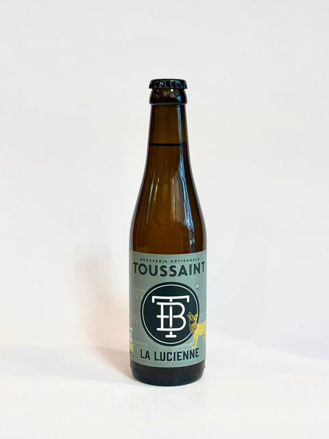 La Lucienne Toussaint Bière blonde Bio avec alcool - 33 cl - les verres complices - 