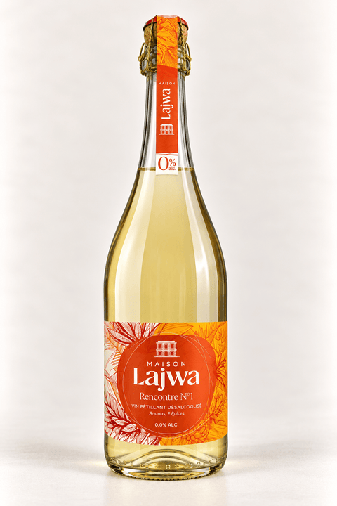 Maison Lajwa Rencontre n°1 - Pétillant sans alcool - 0,75L - les verres complices -