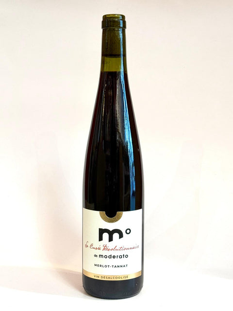 Moderato Cuvée Révolutionnaire Merlot tannat Vin Rouge désalcoolisé - 0,75l - les verres complices - 