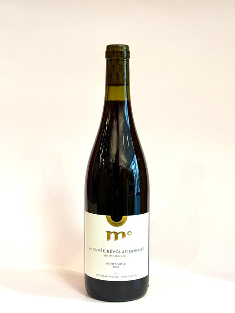 Moderato Cuvée Révolutionnaire Pinot Noir, Vin Rouge désalcoolisé - 0,75l - les verres complices - 
