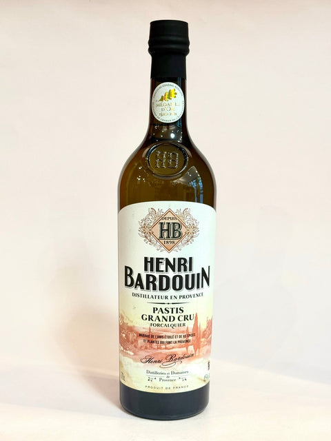 Pastis Grand cru Henri Bardouin - 0,7l - les verres complices - 