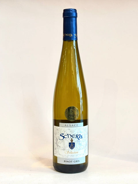 SCHERB Bernard et Fils Pinot Gris Médaille d’Or Mâcon Vin Blanc AOP Alsace 2022 - 0,75l - les verres complices - 