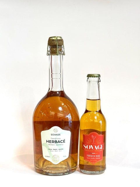 Sovage Herbacé Verjus - Basilic - Menthe douce - 0,75l - les verres complices - 
