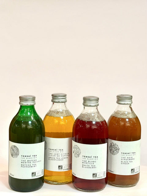 Tensai Thé Matcha Bio Menthe Poivrée - 330ml - les verres complices - 