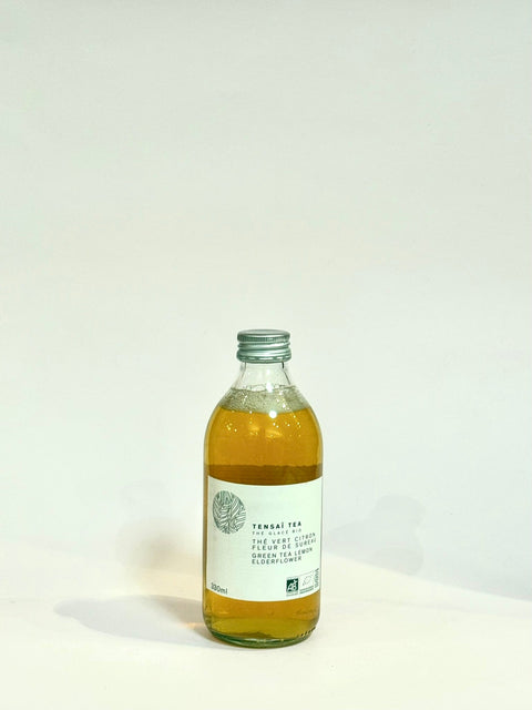 Tensai Thé Vert Bio & Fairtrade Citron Sureau - 330ml - les verres complices - 